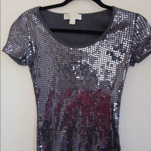 Never worn Michael Kors sequined shirt